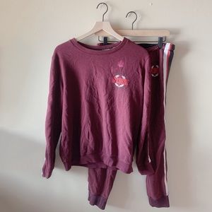 PINK maroon jumpsuit